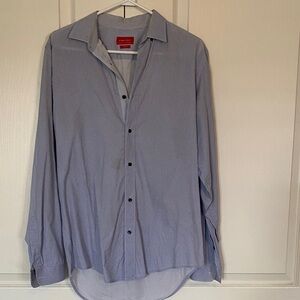 Zara Men's Light Blue Casual Button Down Shirt